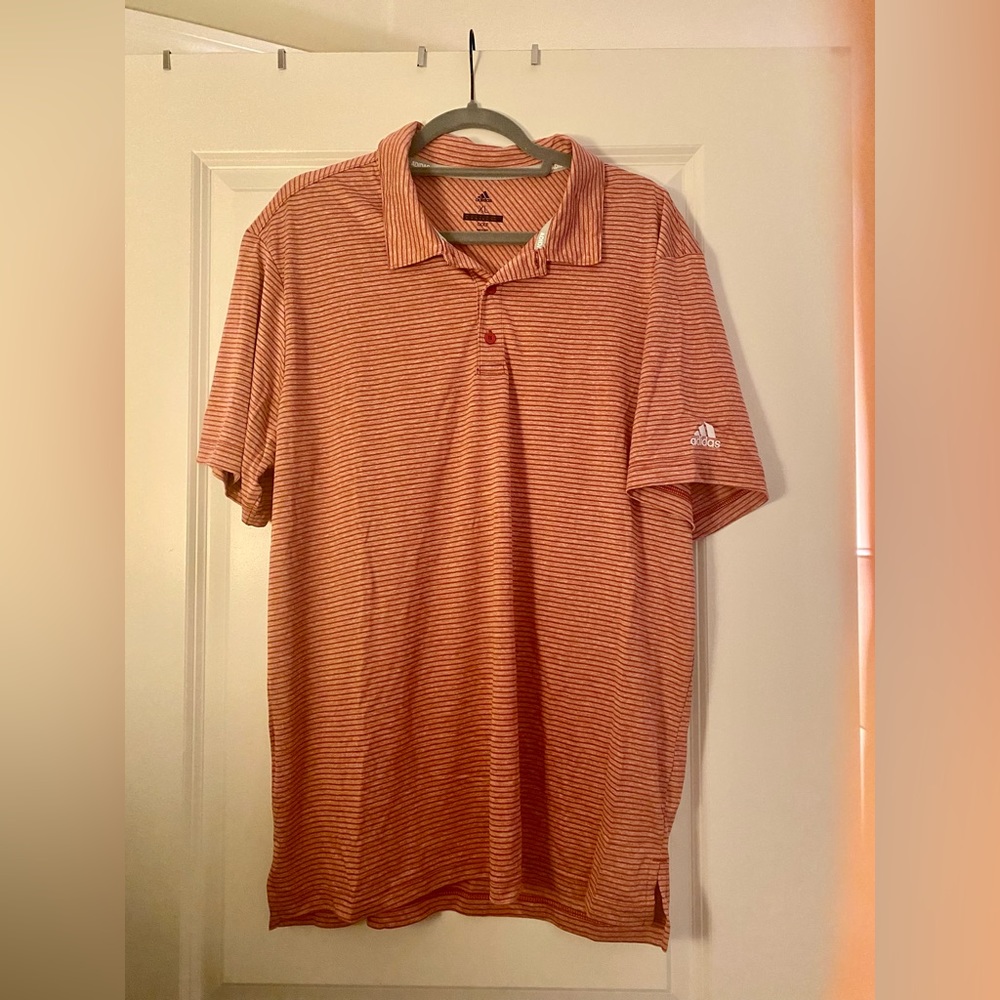 NWT Adidas Men’s Feeder Stripe Golf Polo